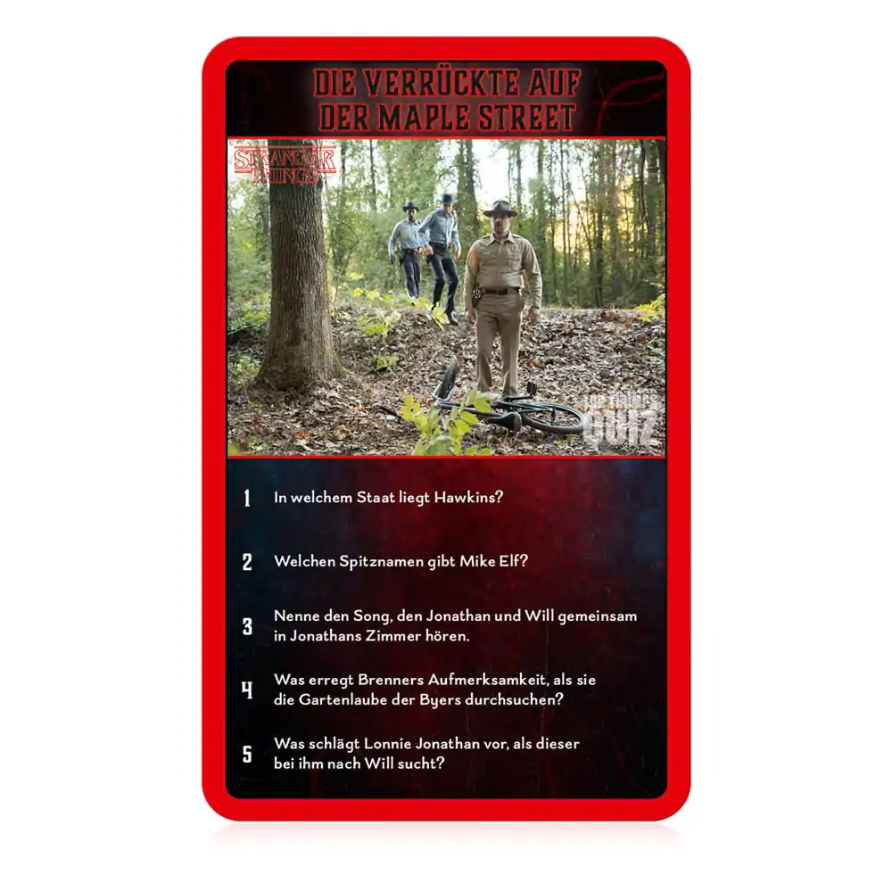 Stranger Things Card Game Top Trumps Quiz *German Version* product photo