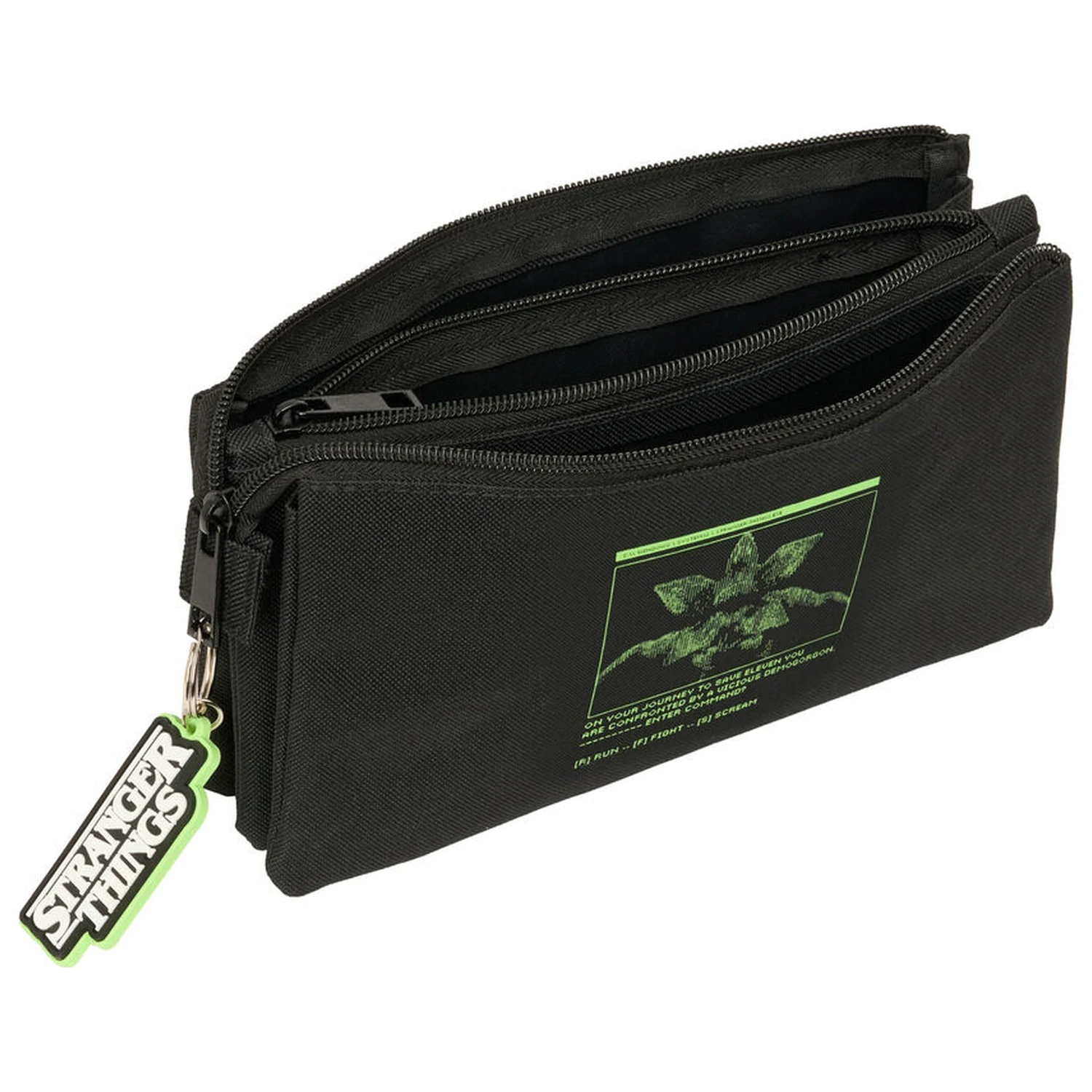 Stranger Things triple pencil case product photo