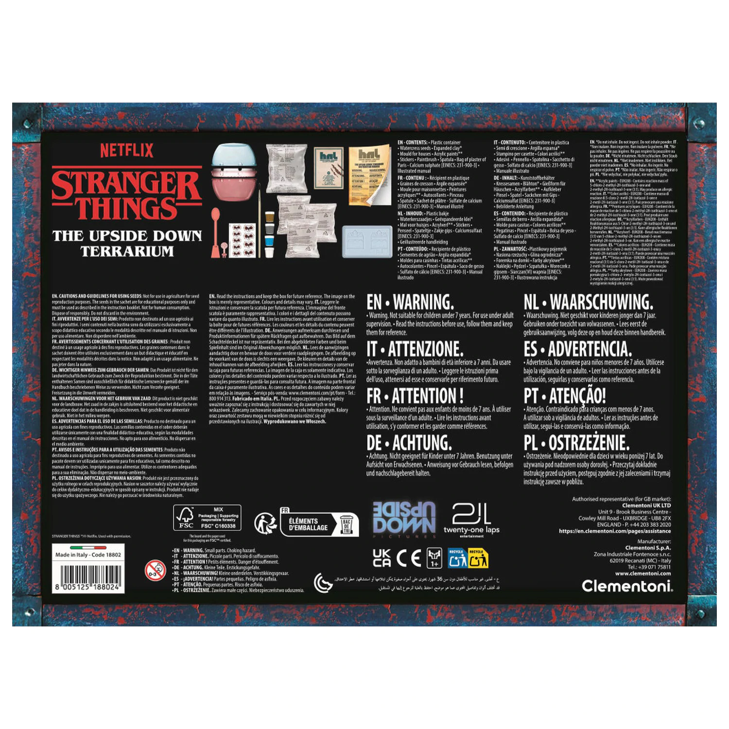 Stranger Things Upside Down Clementoni Terrarium product photo