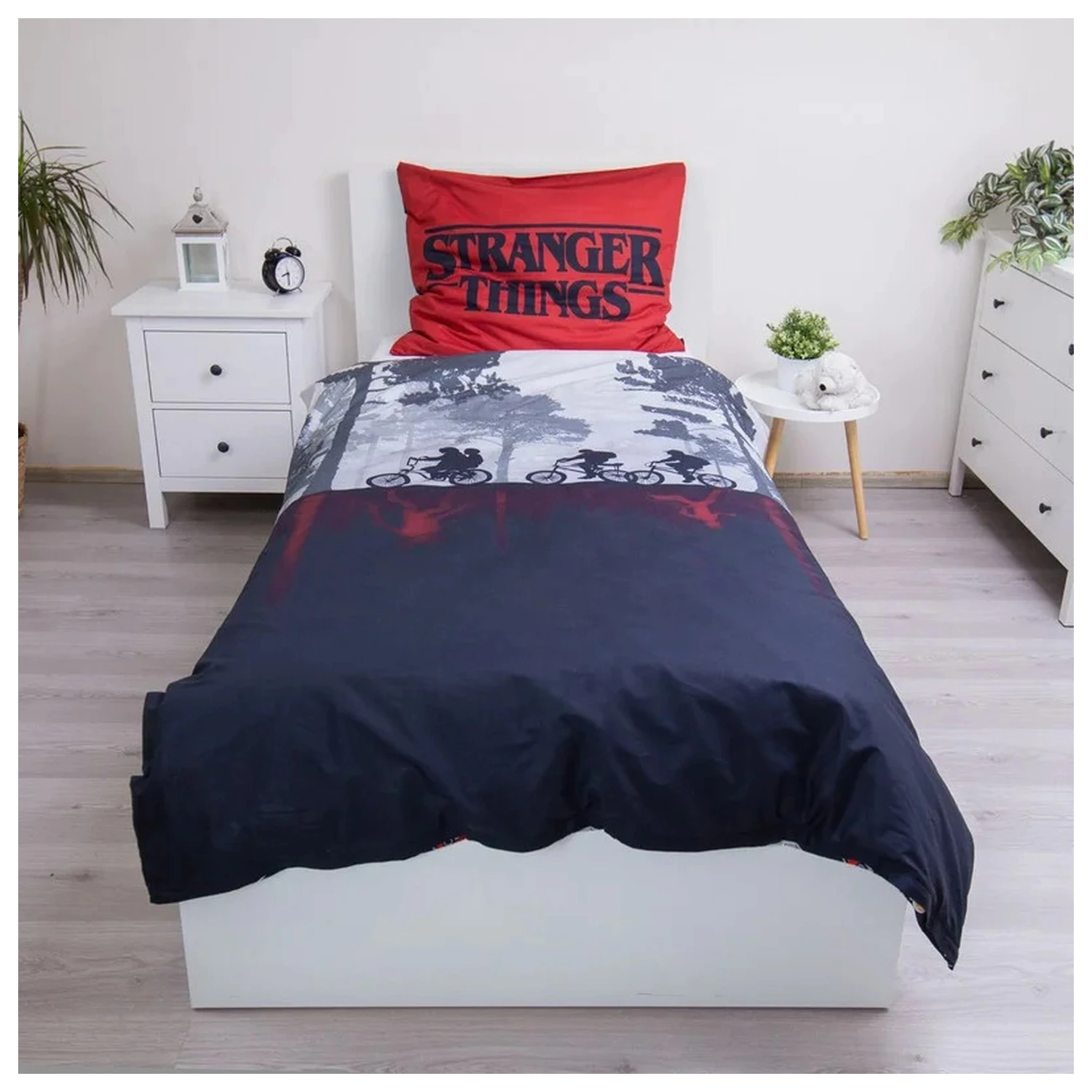 Stranger Things Upside Down Dark Duvet Cover product photo
