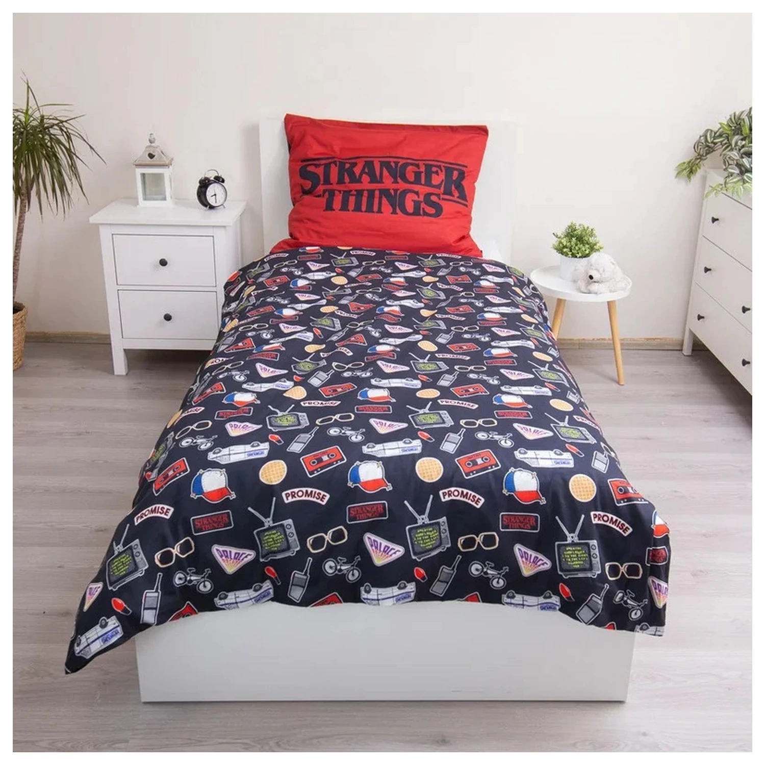 Stranger Things Upside Down Dark Duvet Cover product photo