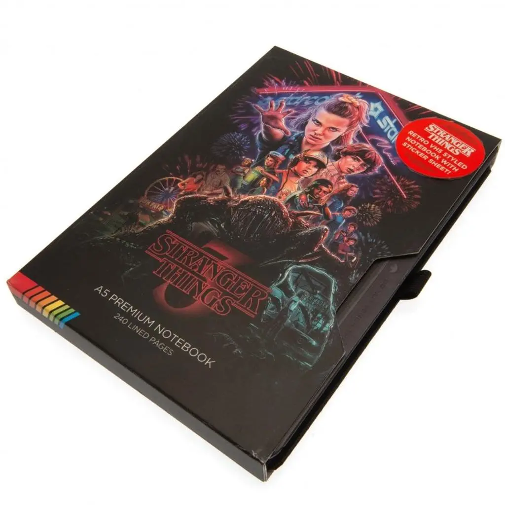 Stranger Things Premium Notebook A5 Great Scott VHS product photo