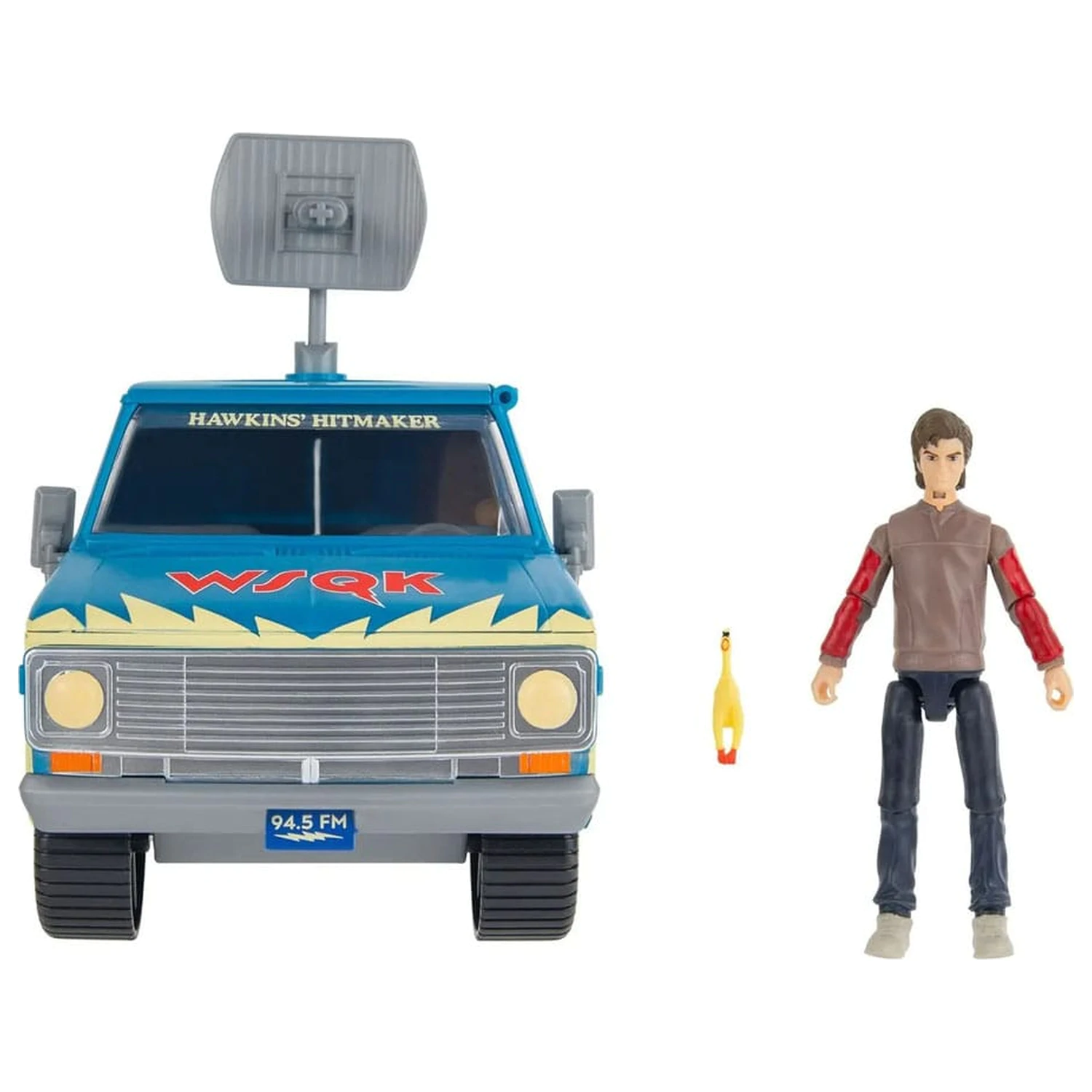 Stranger Things World Of Figure & Vehicle Vehicle with Actionfigure The Squawk van Playset with Steve   product photo