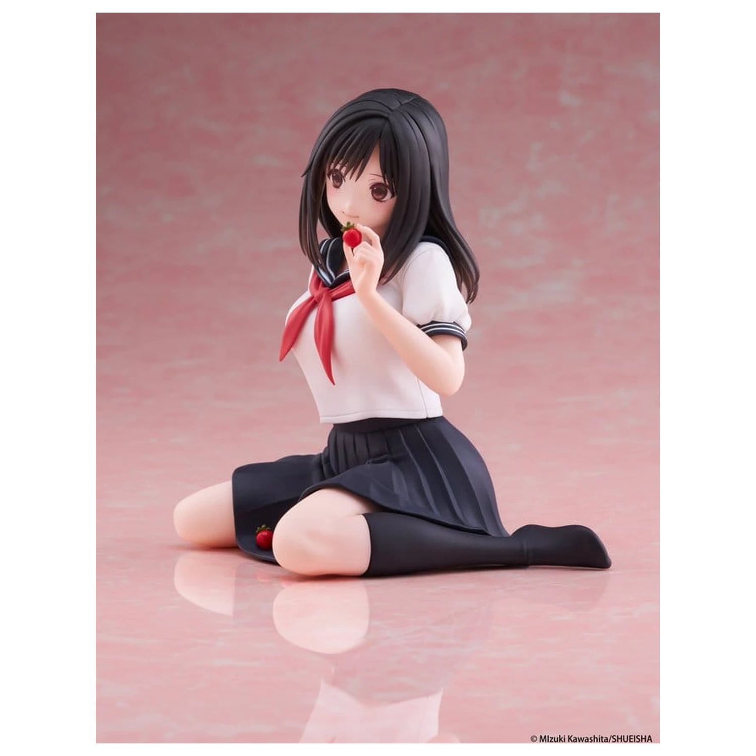 Strawberry 100% Desktop Cute PVC Figure Aya Tojo (School uniform Ver.) 13 cm product photo
