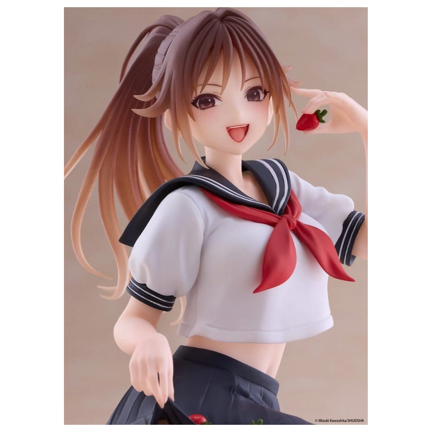 Strawberry 100% Desktop Cute PVC Figure Satsuki Kitaoji (School uniform Ver.) 18 cm product photo