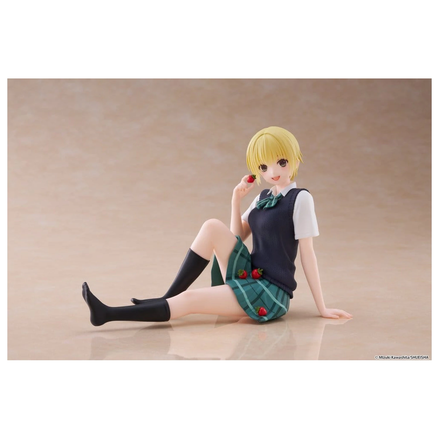 Strawberry 100% Desktop Cute PVC Figure Tsukasa Nishino (School uniform Ver.) 13 cm product photo