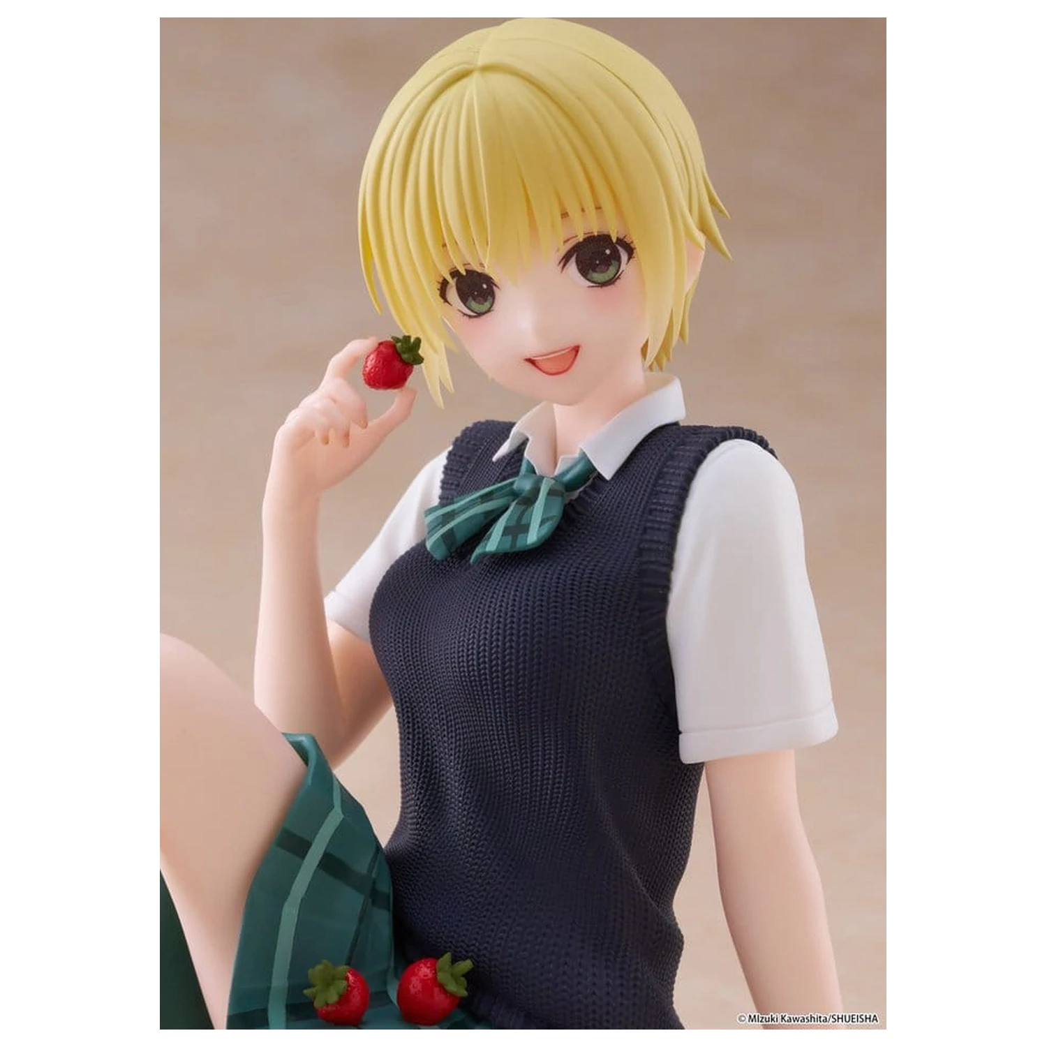 Strawberry 100% Desktop Cute PVC Figure Tsukasa Nishino (School uniform Ver.) 13 cm product photo