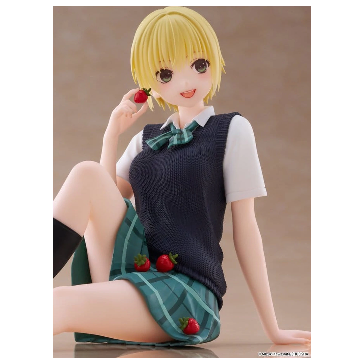 Strawberry 100% Desktop Cute PVC Figure Tsukasa Nishino (School uniform Ver.) 13 cm product photo