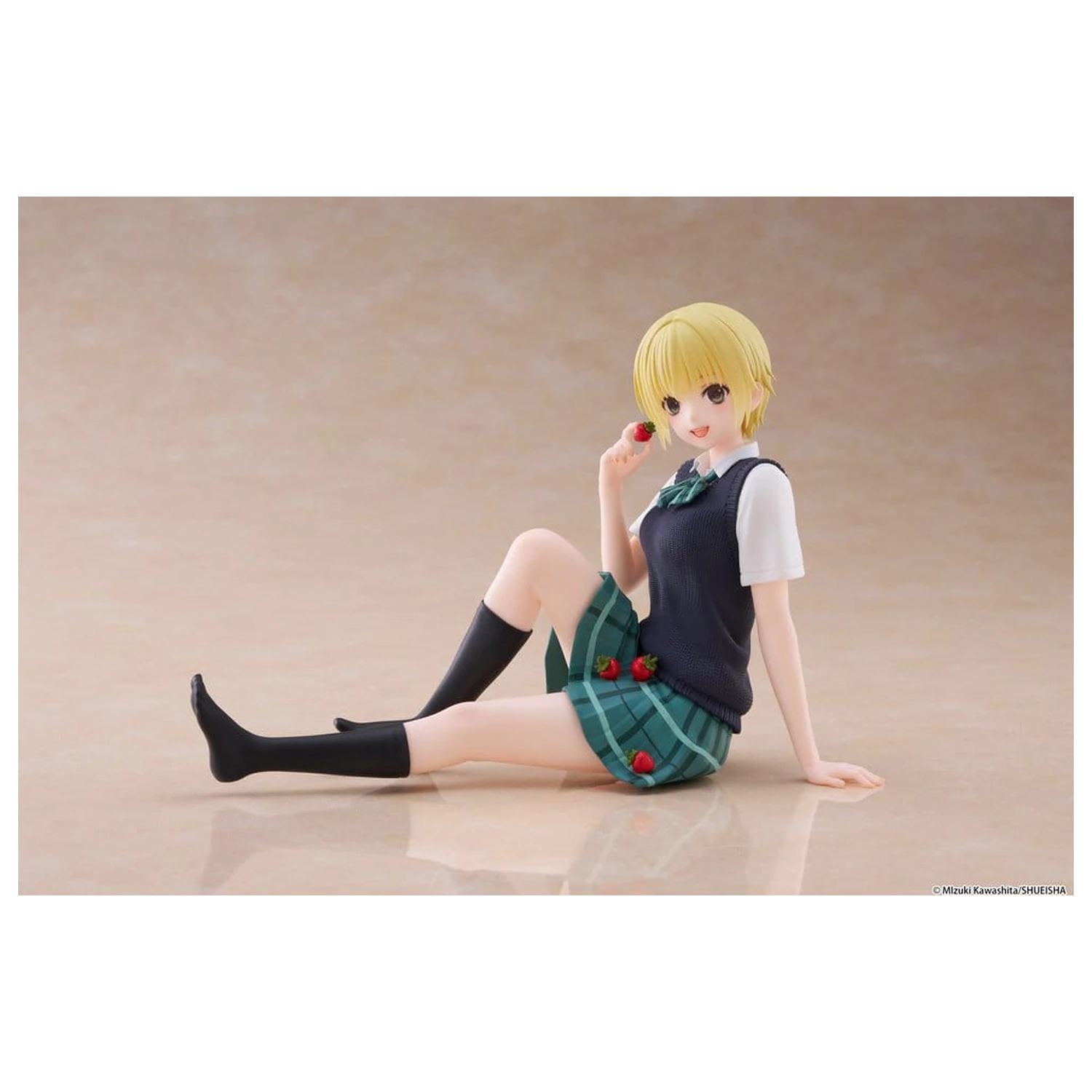 Strawberry 100% Desktop Cute PVC Figure Tsukasa Nishino (School uniform Ver.) 13 cm product photo