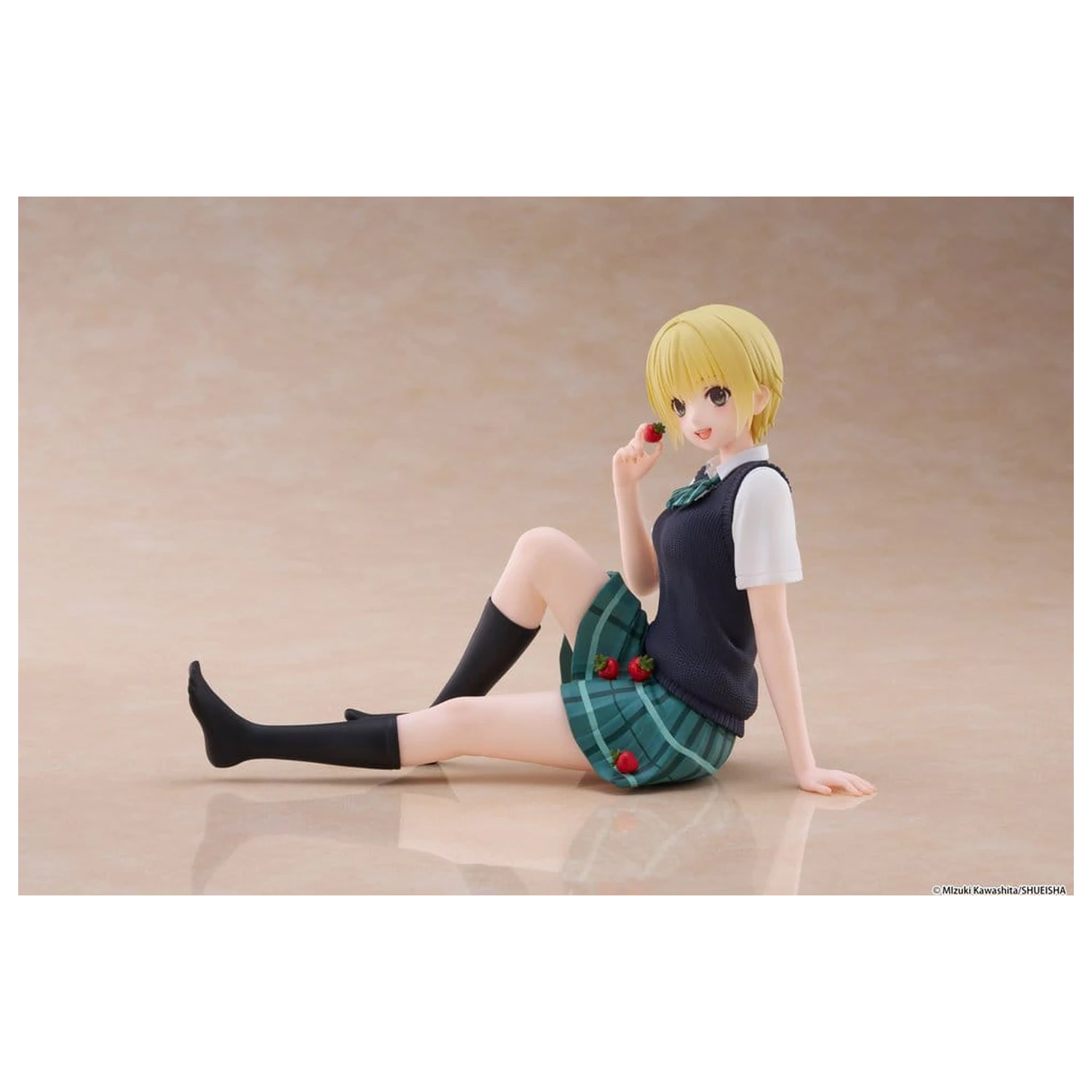 Strawberry 100% Desktop Cute PVC Figure Tsukasa Nishino (School uniform Ver.) 13 cm product photo