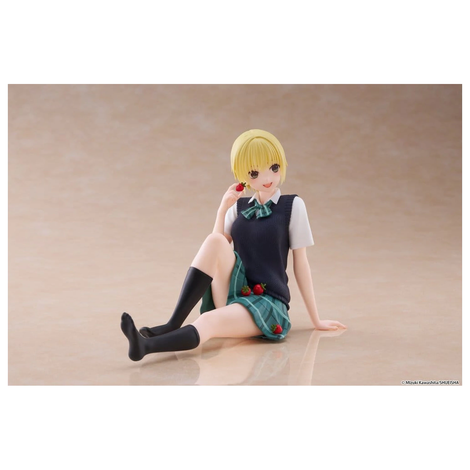 Strawberry 100% Desktop Cute PVC Figure Tsukasa Nishino (School uniform Ver.) 13 cm product photo