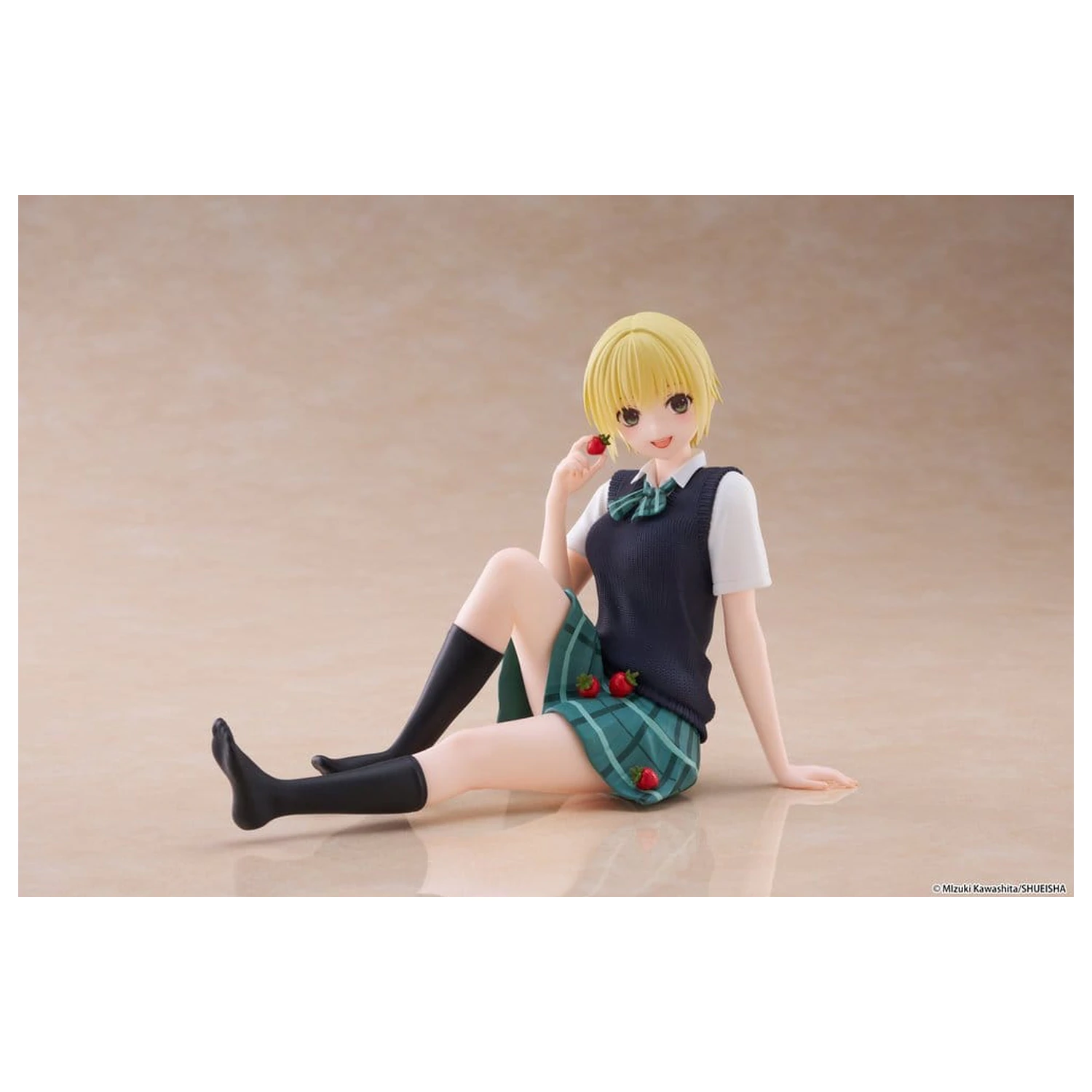 Strawberry 100% Desktop Cute PVC Figure Tsukasa Nishino (School uniform Ver.) 13 cm product photo
