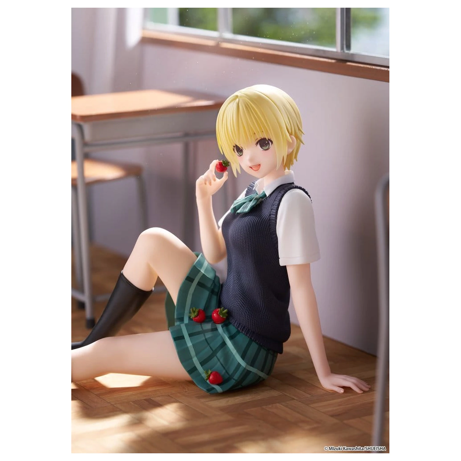 Strawberry 100% Desktop Cute PVC Figure Tsukasa Nishino (School uniform Ver.) 13 cm product photo