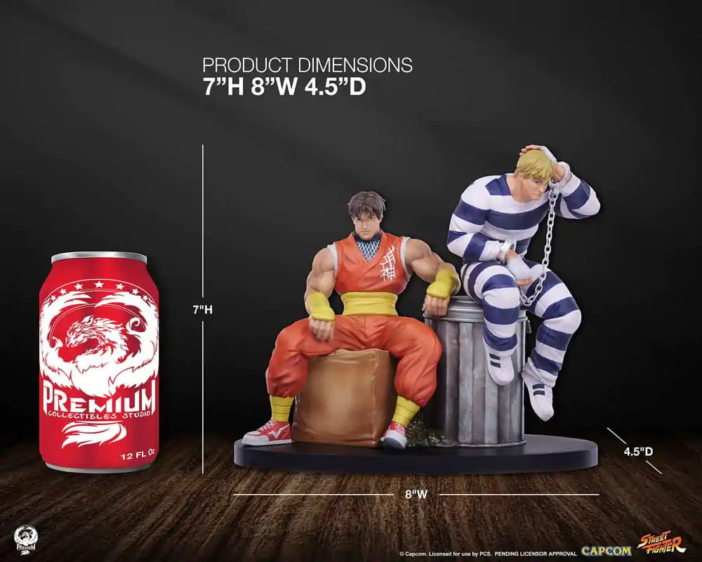 Street Fighter PVC Statue 1/10 Cody & Guy 18 cm product photo