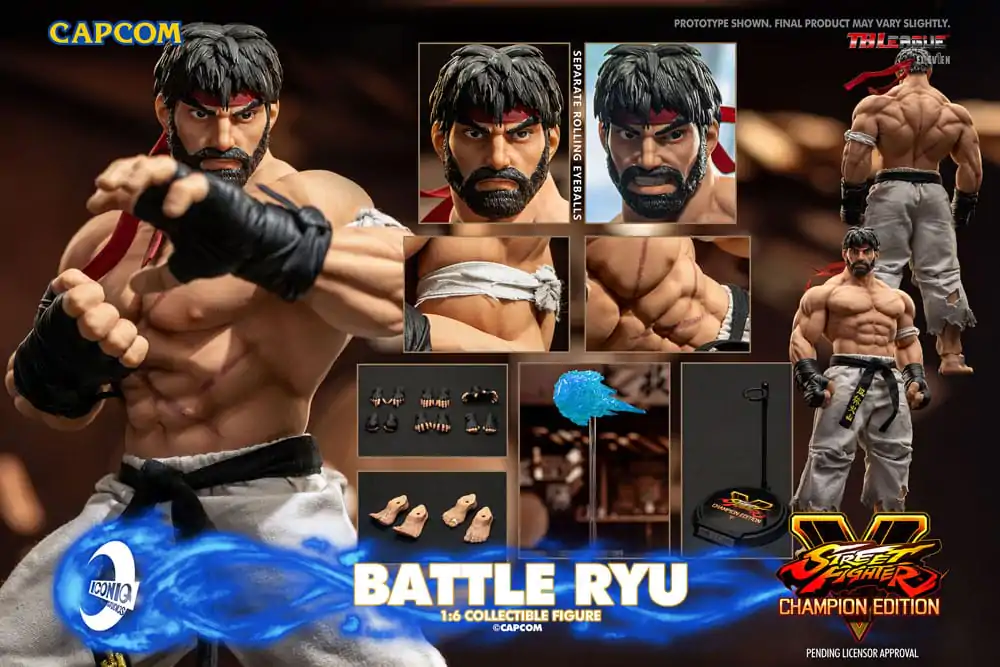 Street Fighter Action Figure 1/6 Battle Ryu 30 cm product photo