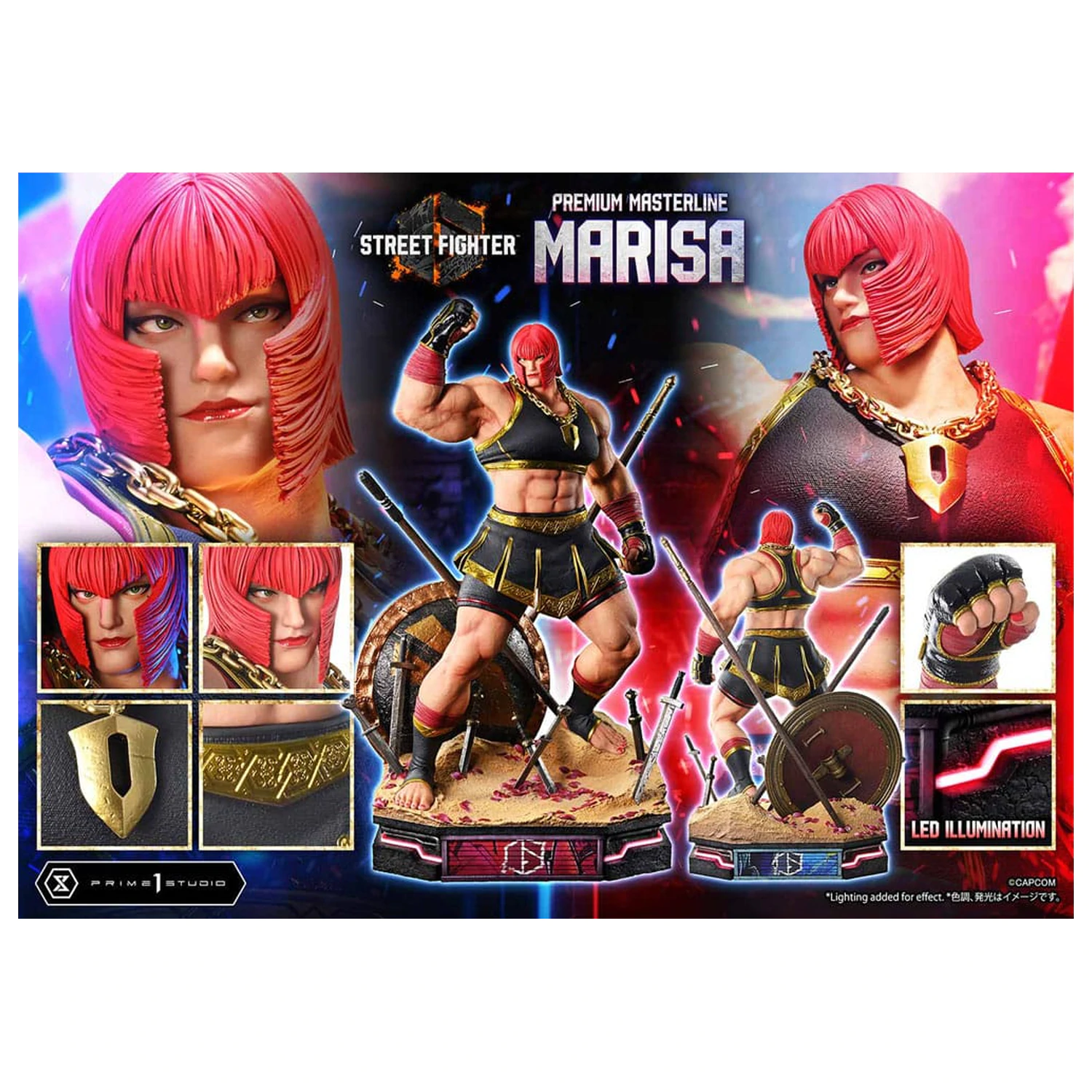 Street Fighter 6 Premium Masterline Series Statue 1/4 Marisa 70 cm           product photo