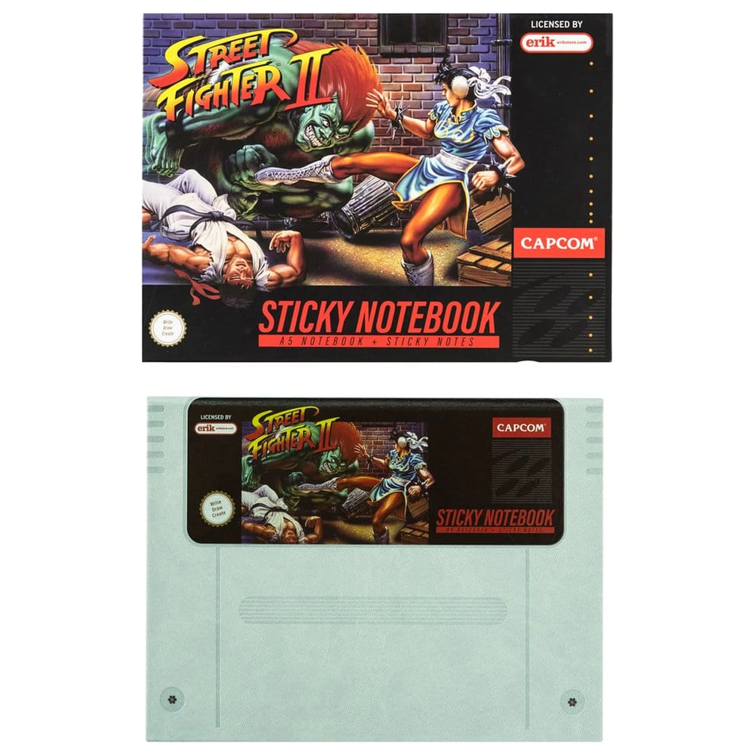 Street Fighter A5 premium Sticky notes notebook product photo
