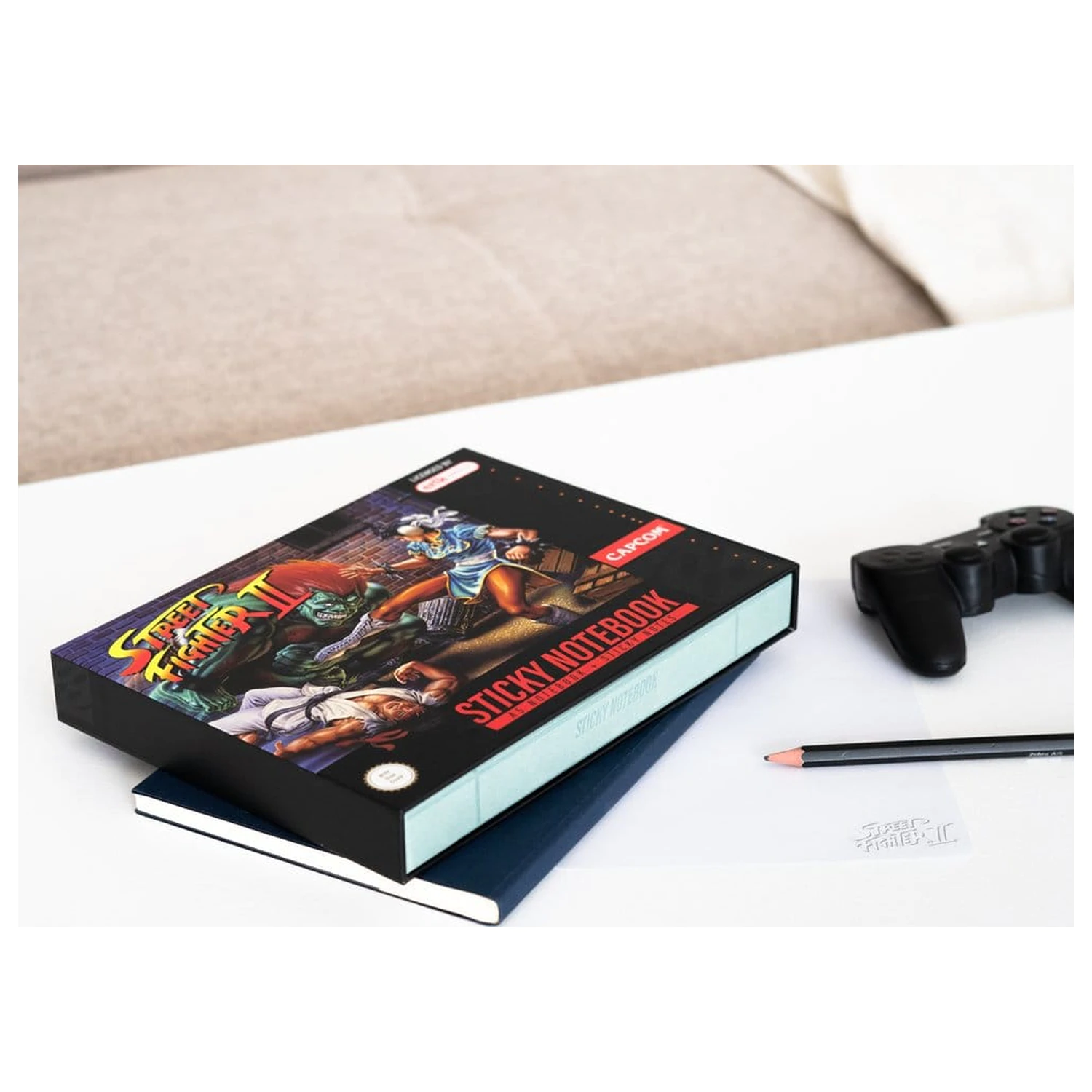 Street Fighter A5 premium Sticky notes notebook product photo
