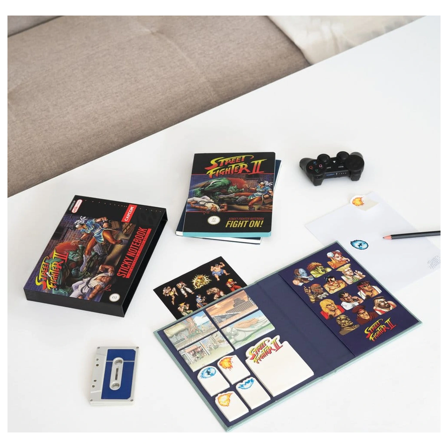 Street Fighter A5 premium Sticky notes notebook product photo