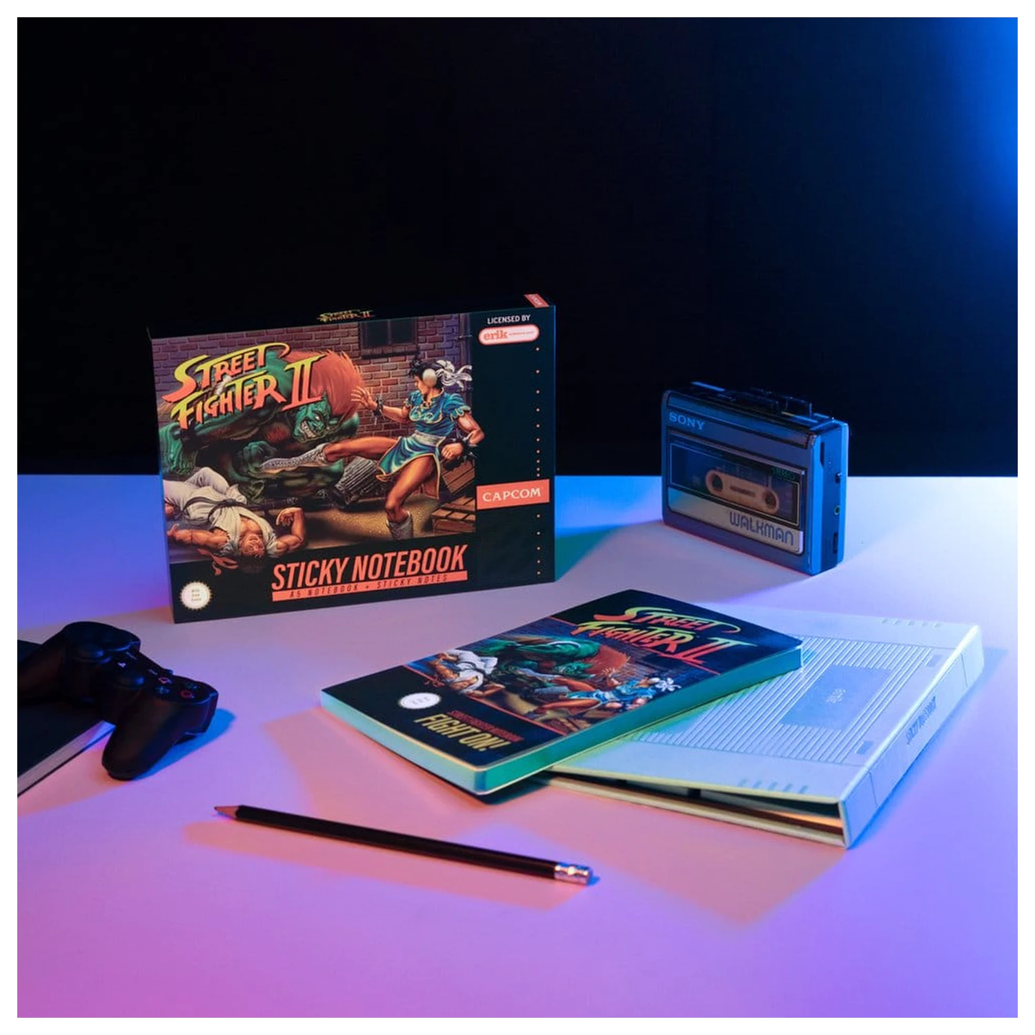 Street Fighter A5 premium Sticky notes notebook product photo