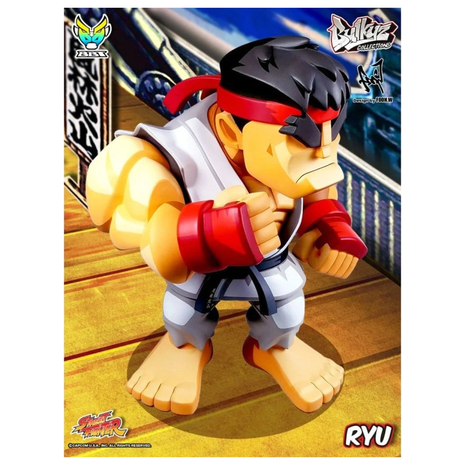 Street Fighter Bulkyz Vinyl Figure Ryu 30 cm product photo