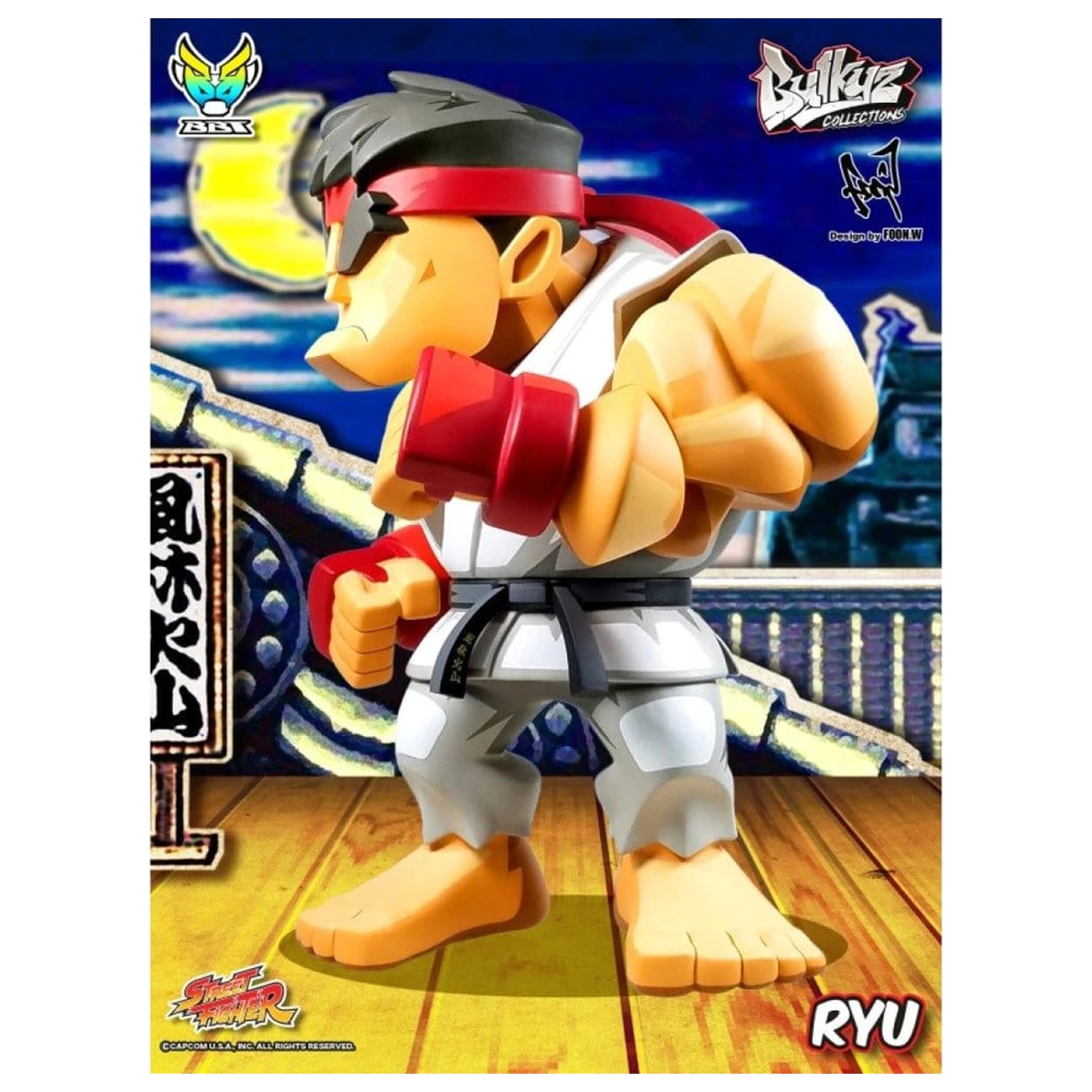 Street Fighter Bulkyz Vinyl Figure Ryu 30 cm product photo