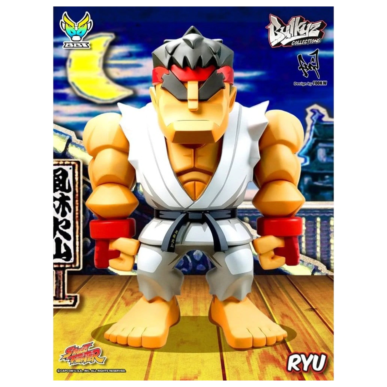 Street Fighter Bulkyz Vinyl Figure Ryu 30 cm product photo