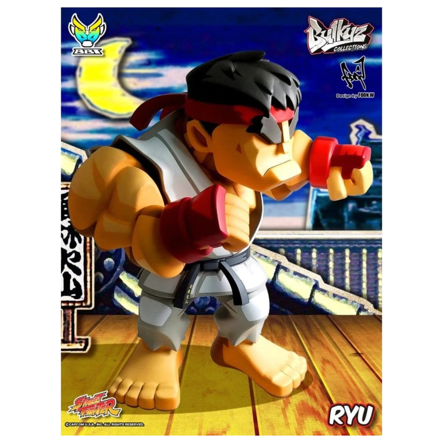 Street Fighter Bulkyz Vinyl Figure Ryu 30 cm product photo