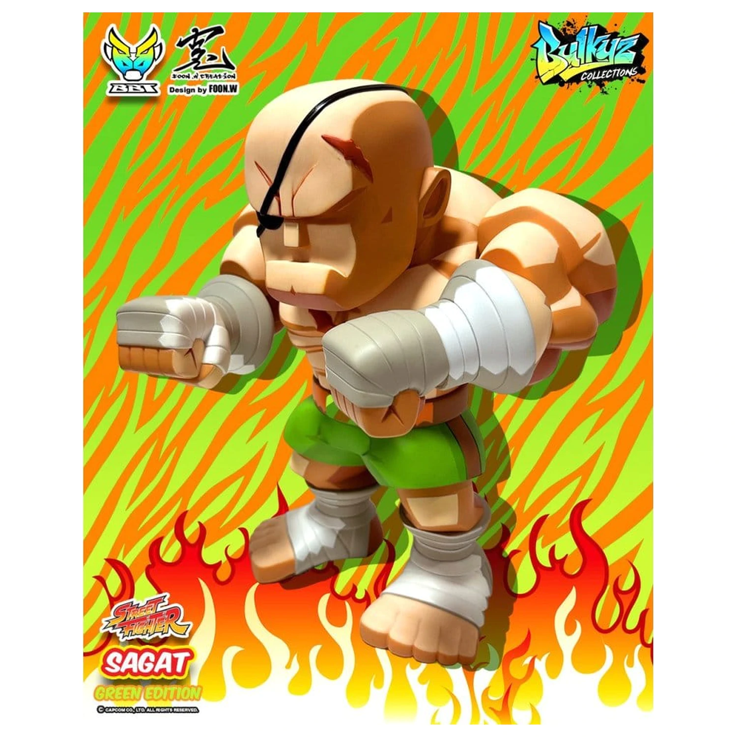 Street Fighter Bulkyz Vinyl Figure Sagat 30 cm product photo