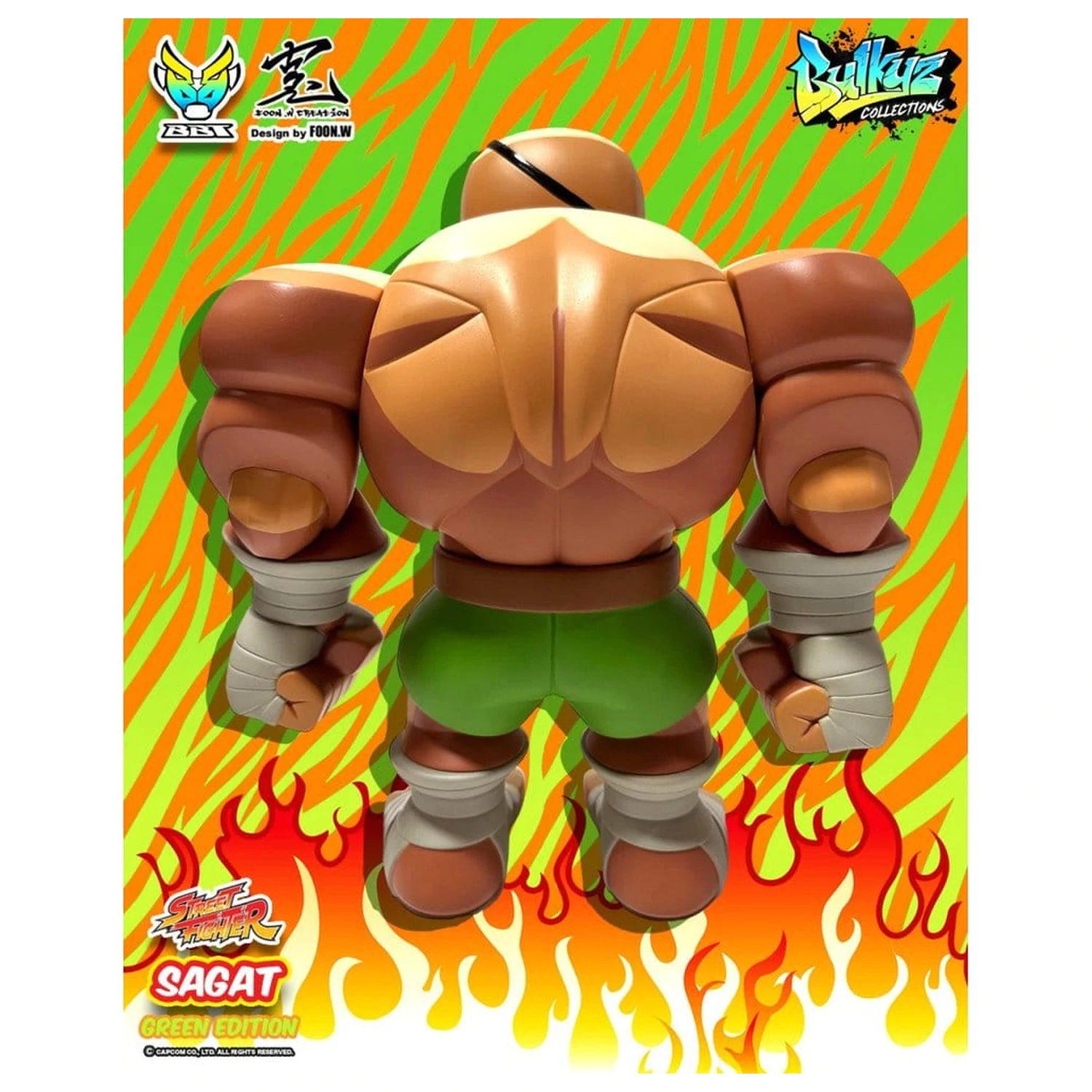 Street Fighter Bulkyz Vinyl Figure Sagat 30 cm product photo
