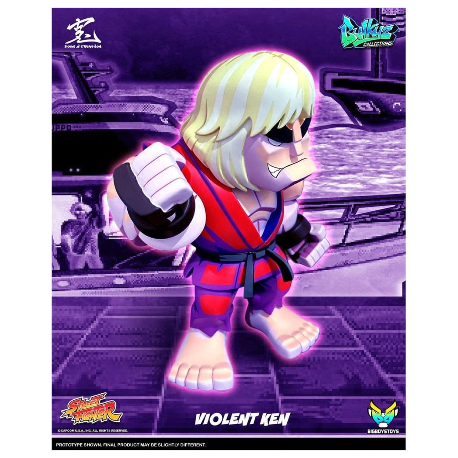 Street Fighter Bulkyz Vinyl Figure Violent Ken 30 cm product photo