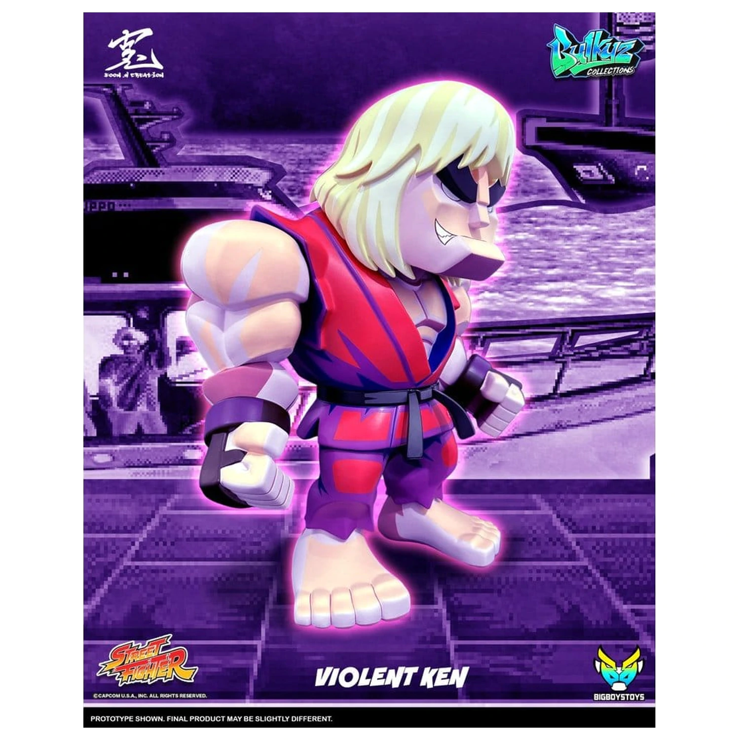 Street Fighter Bulkyz Vinyl Figure Violent Ken 30 cm product photo