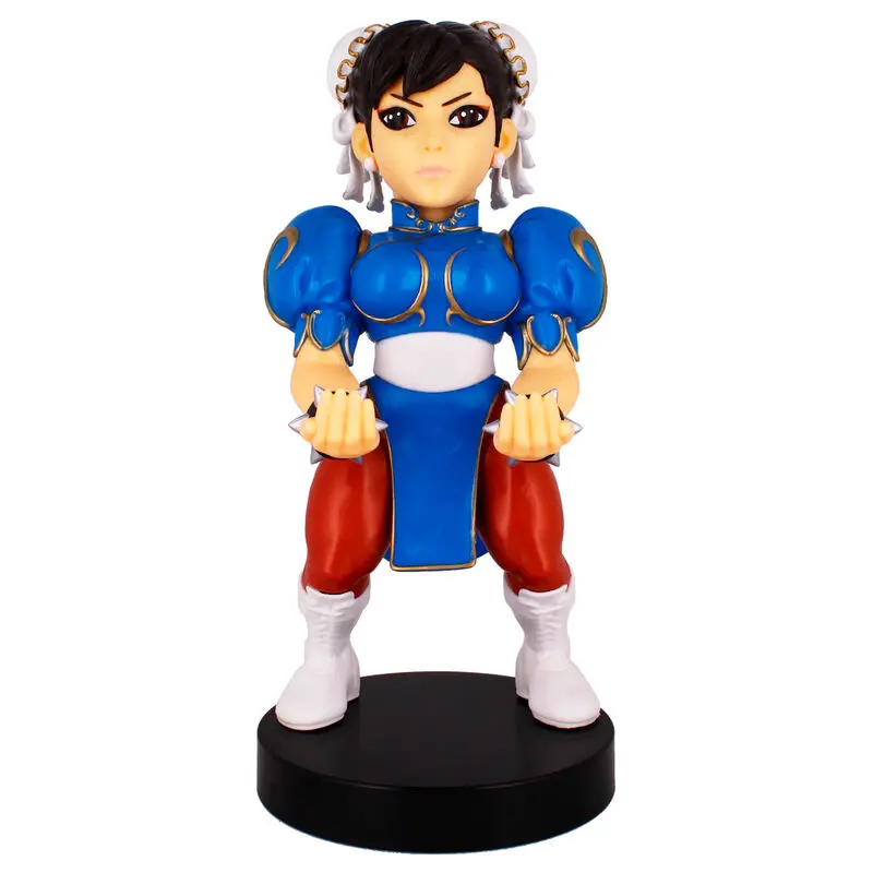 Street Fighter Chun Li figure clamping bracket Cable guy 20cm product photo