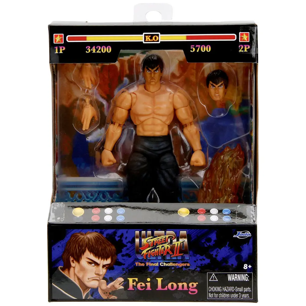 Street Fighter II Fei-Long figure 15cm termékfotó