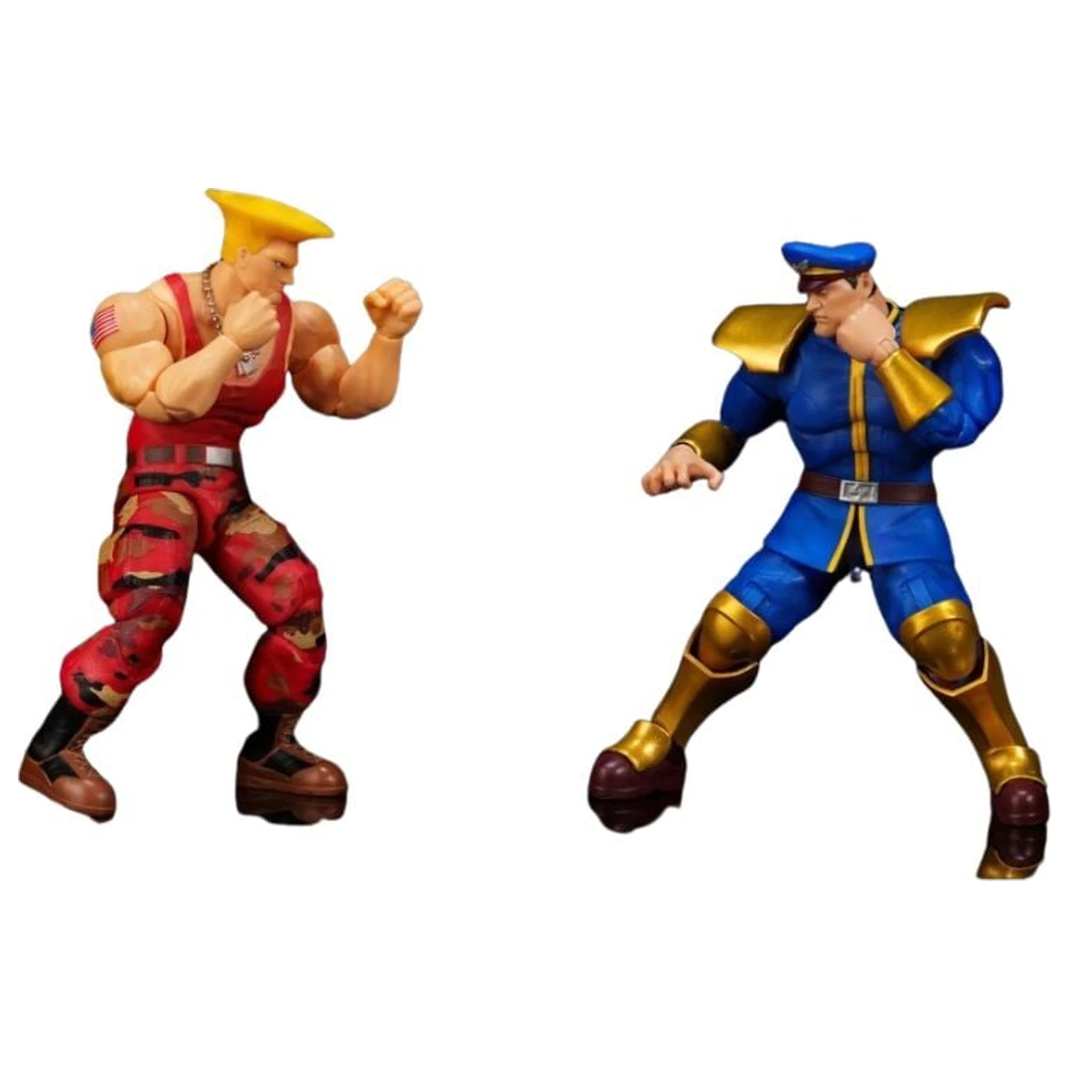 Street Fighter II Guile y Bison pack 2 figures 15cm product photo