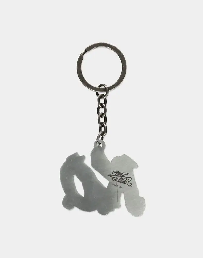 Street Fighter Metal Keychain KO product photo