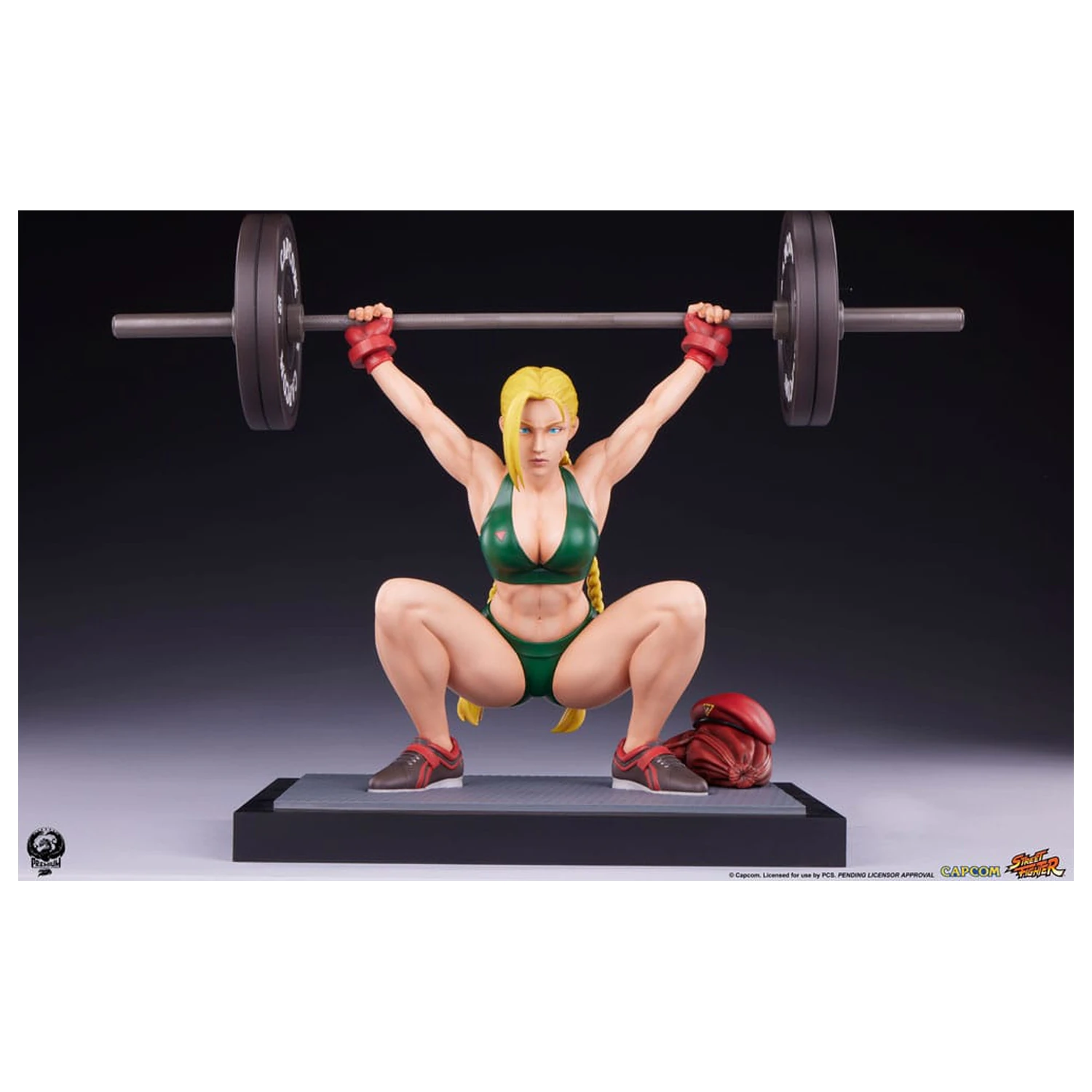 Street Fighter Premier Series Statue 1/4 Cammy: Powerlifting 41 cm product photo