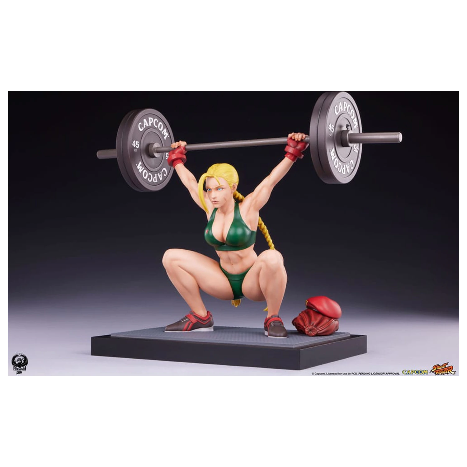 Street Fighter Premier Series Statue 1/4 Cammy: Powerlifting 41 cm product photo