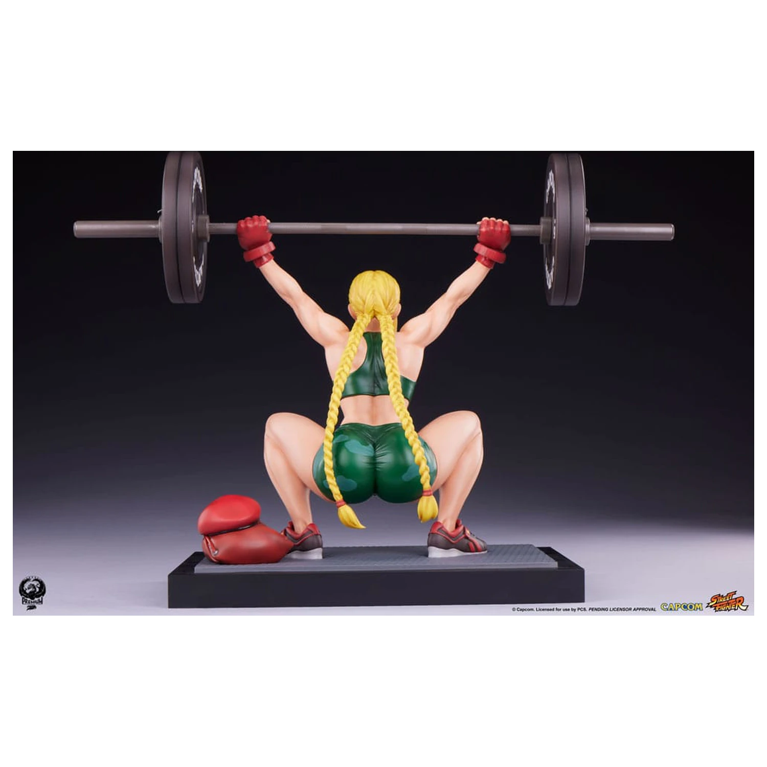Street Fighter Premier Series Statue 1/4 Cammy: Powerlifting 41 cm product photo