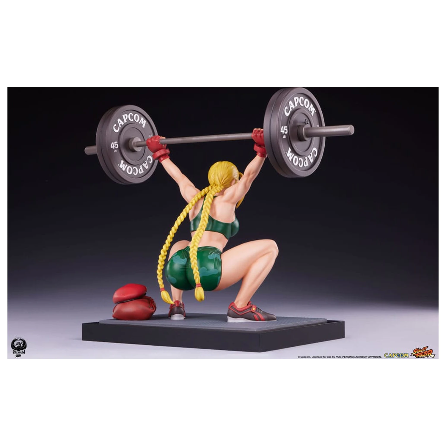 Street Fighter Premier Series Statue 1/4 Cammy: Powerlifting 41 cm product photo