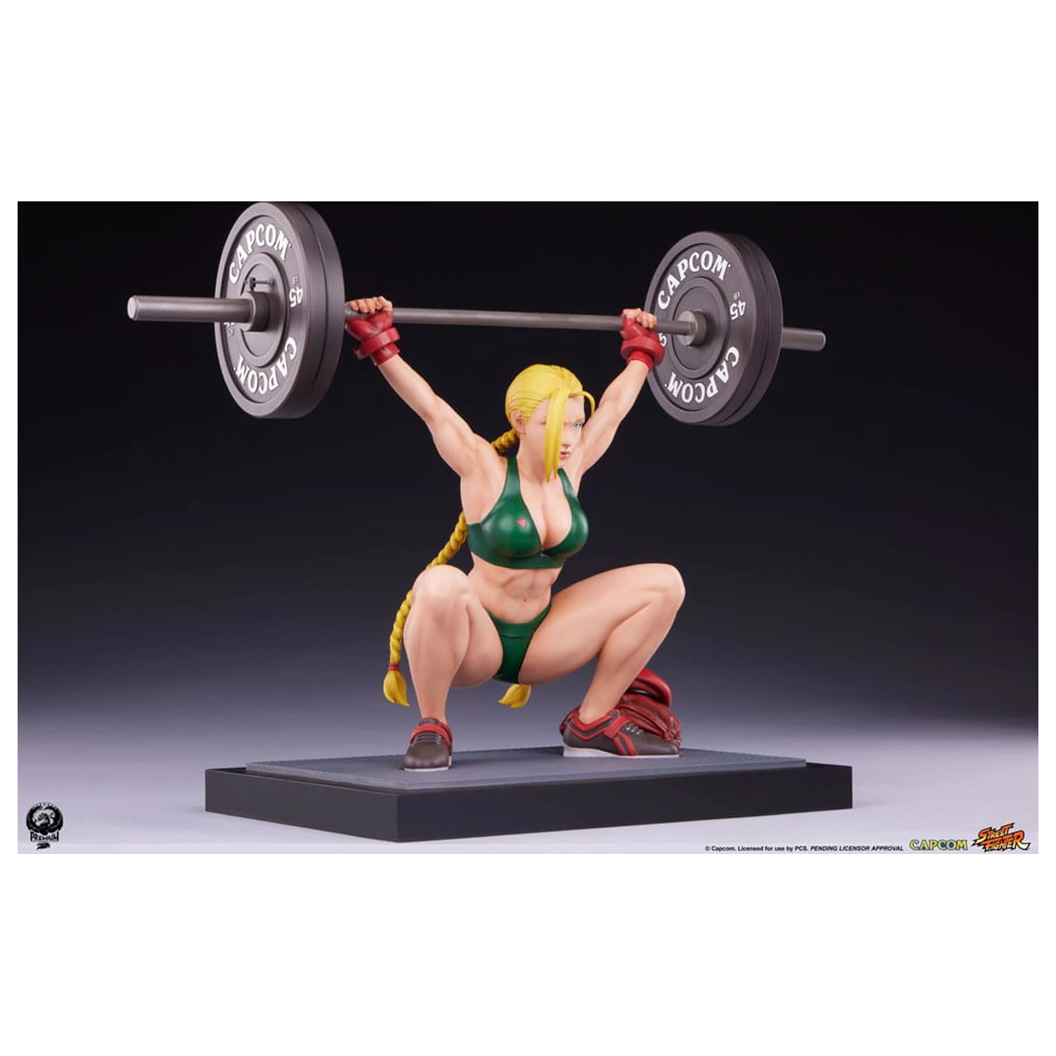 Street Fighter Premier Series Statue 1/4 Cammy: Powerlifting 41 cm product photo