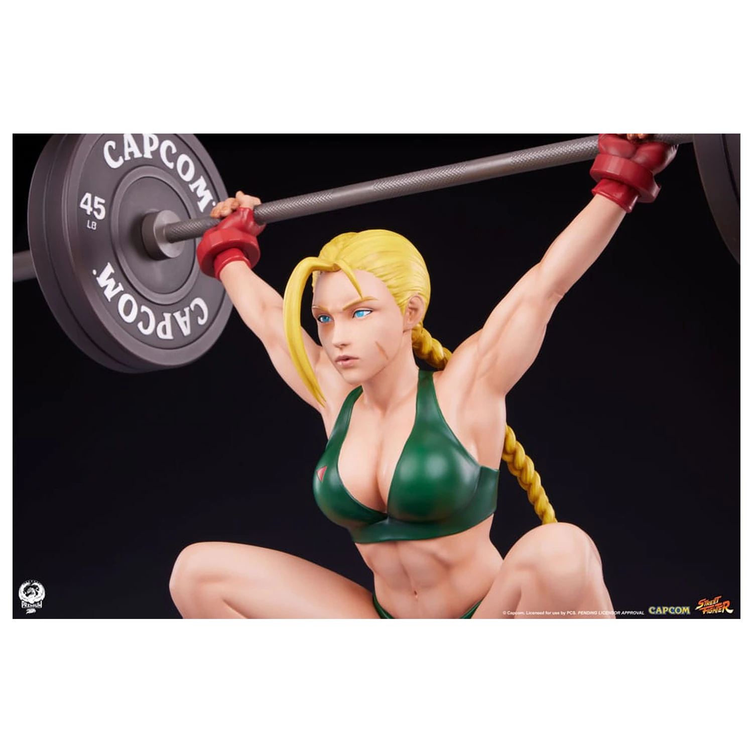 Street Fighter Premier Series Statue 1/4 Cammy: Powerlifting 41 cm product photo