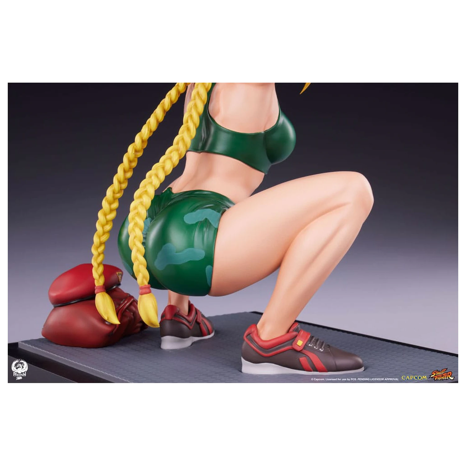 Street Fighter Premier Series Statue 1/4 Cammy: Powerlifting 41 cm product photo