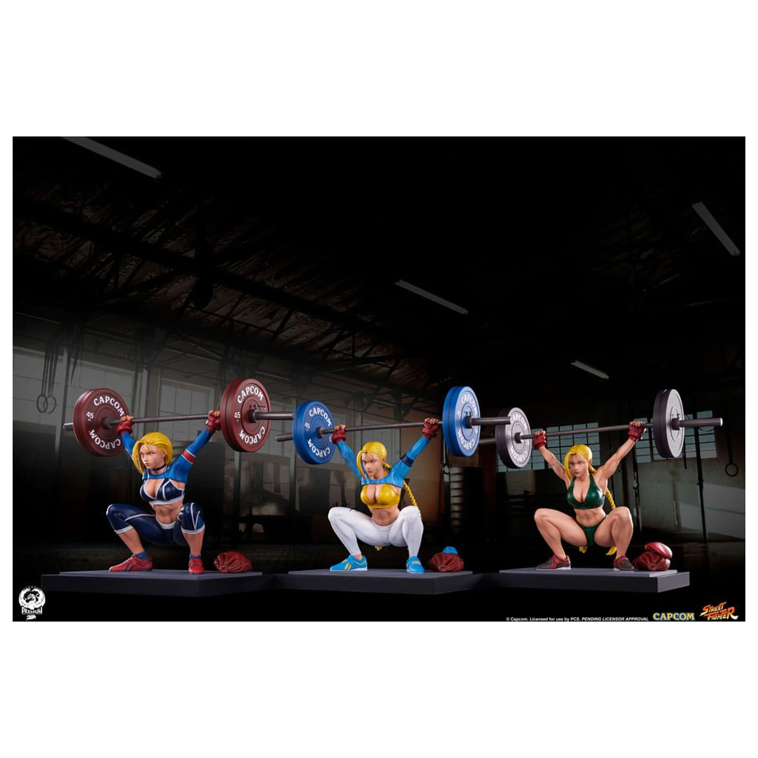 Street Fighter Premier Series Statue 1/4 Cammy: Powerlifting 41 cm product photo