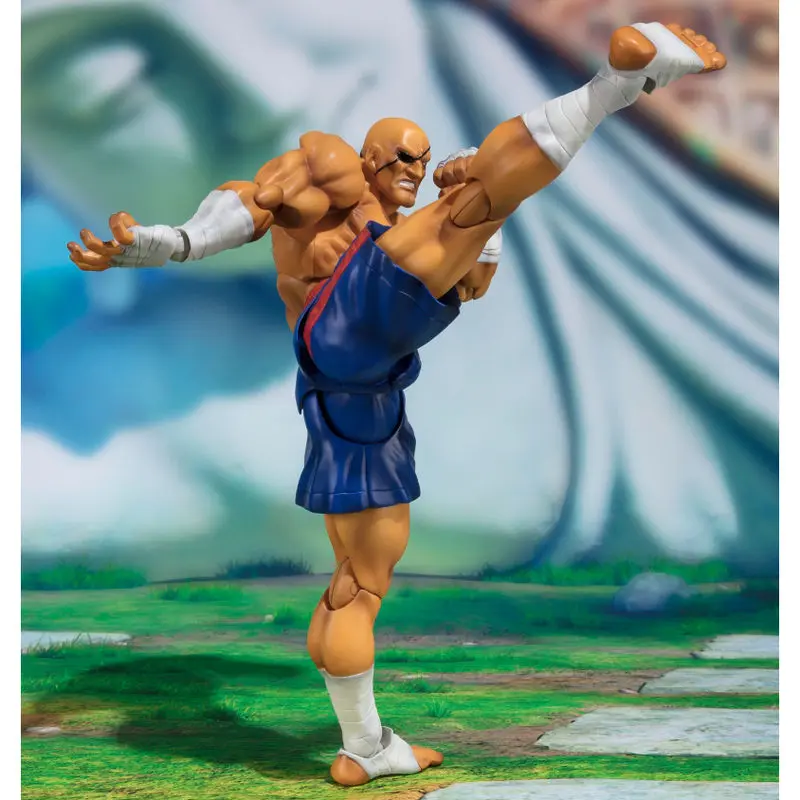 Street Fighter Sagat Tamashii Web Exclusive S.H. Figuarts figure 17cm product photo