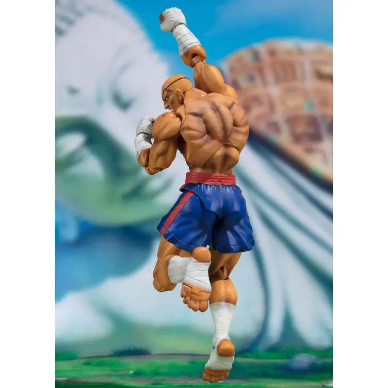 Street Fighter Sagat Tamashii Web Exclusive S.H. Figuarts figure 17cm product photo