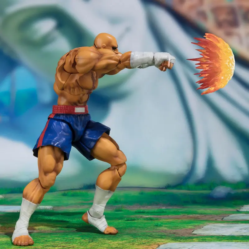 Street Fighter Sagat Tamashii Web Exclusive S.H. Figuarts figure 17cm product photo