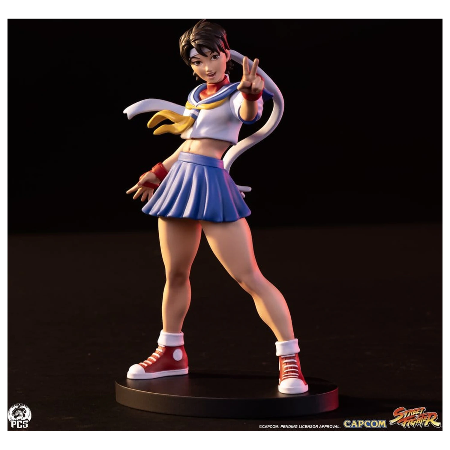 Street Fighter Street Jam Statues 1/10 Sakura & Sodom 22 cm product photo
