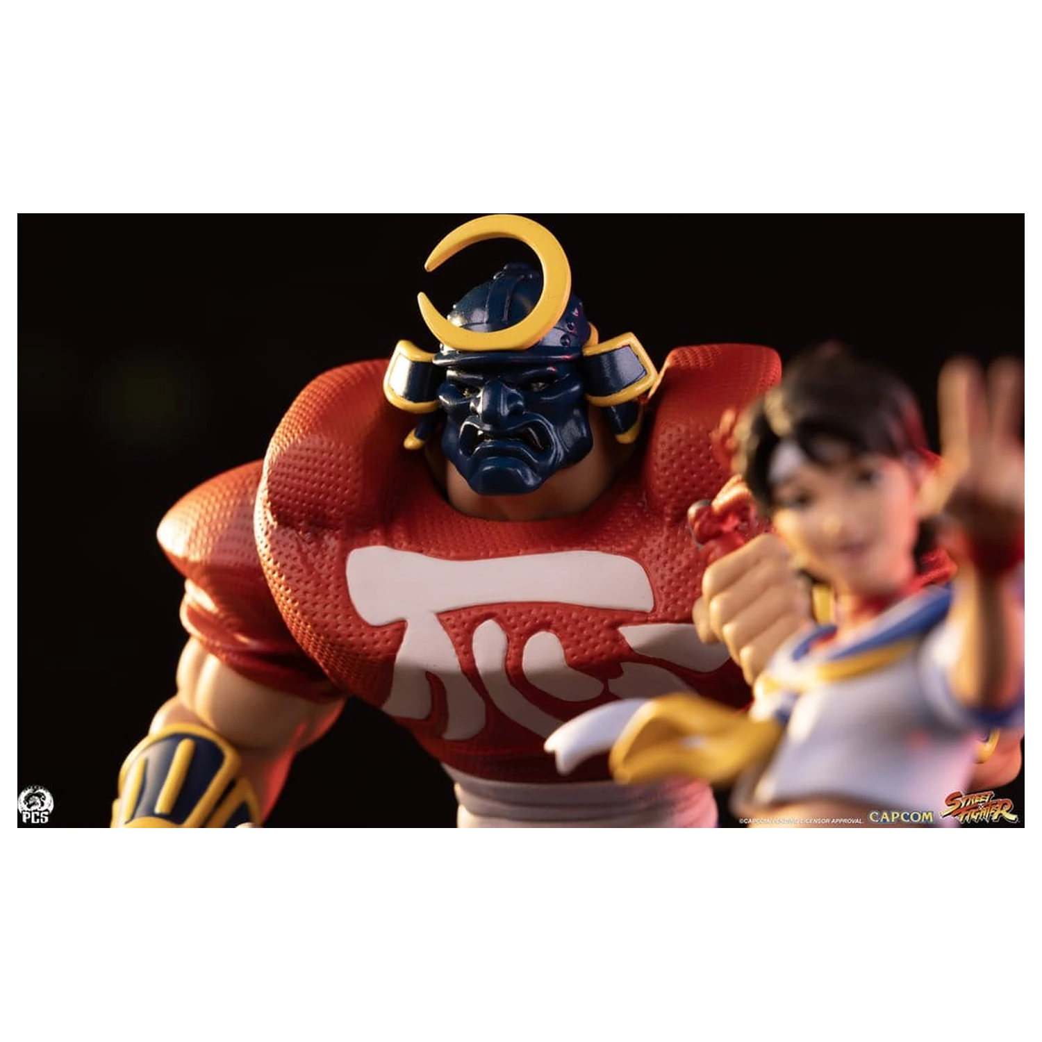Street Fighter Street Jam Statues 1/10 Sakura & Sodom 22 cm product photo