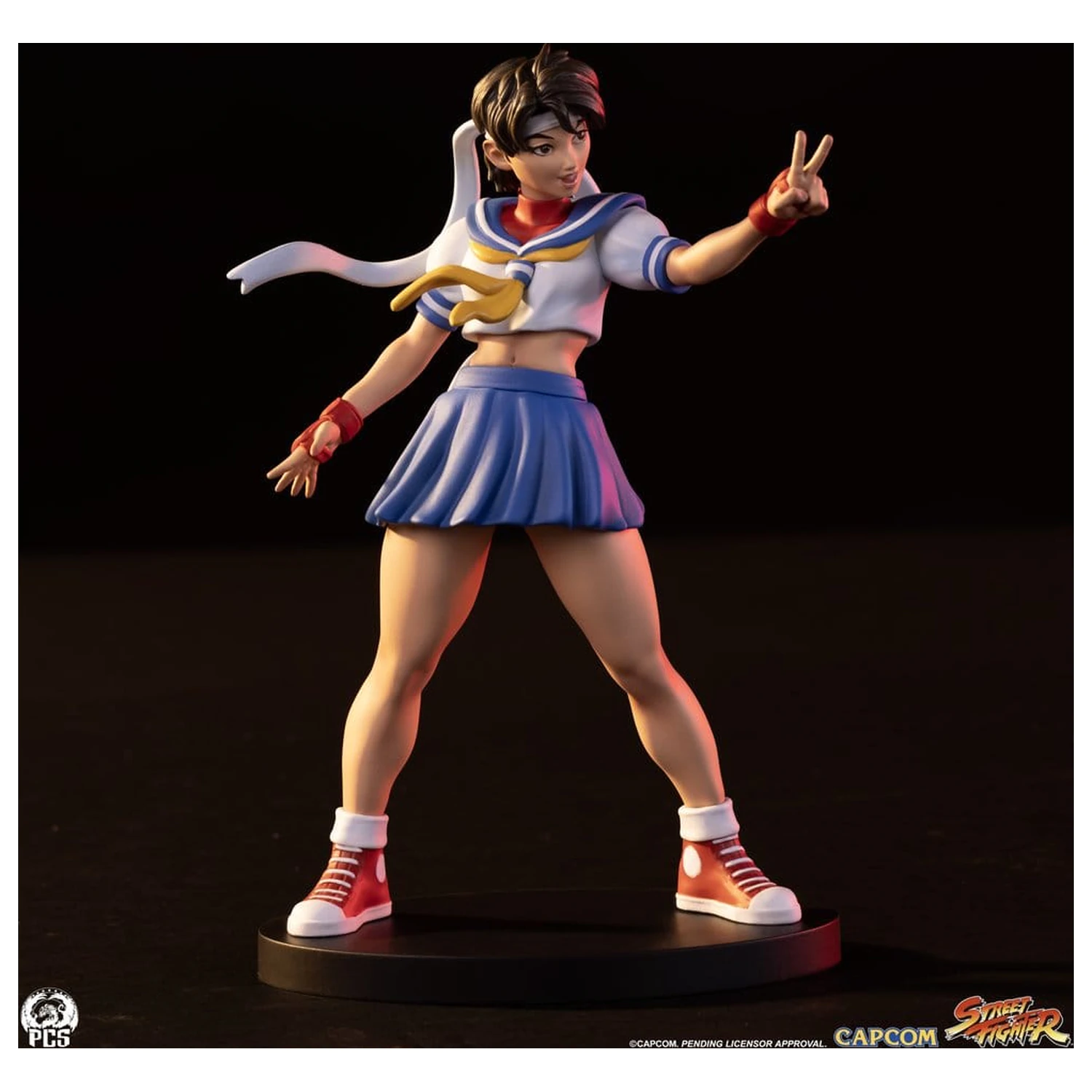 Street Fighter Street Jam Statues 1/10 Sakura & Sodom 22 cm product photo